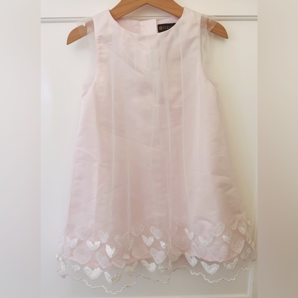 FLEURISSE -special occasion dress satin and embroidered tulle